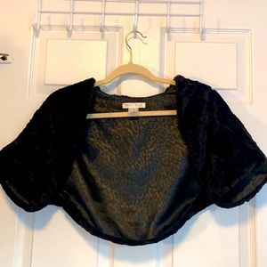 WHBM Faux Fur Bolero